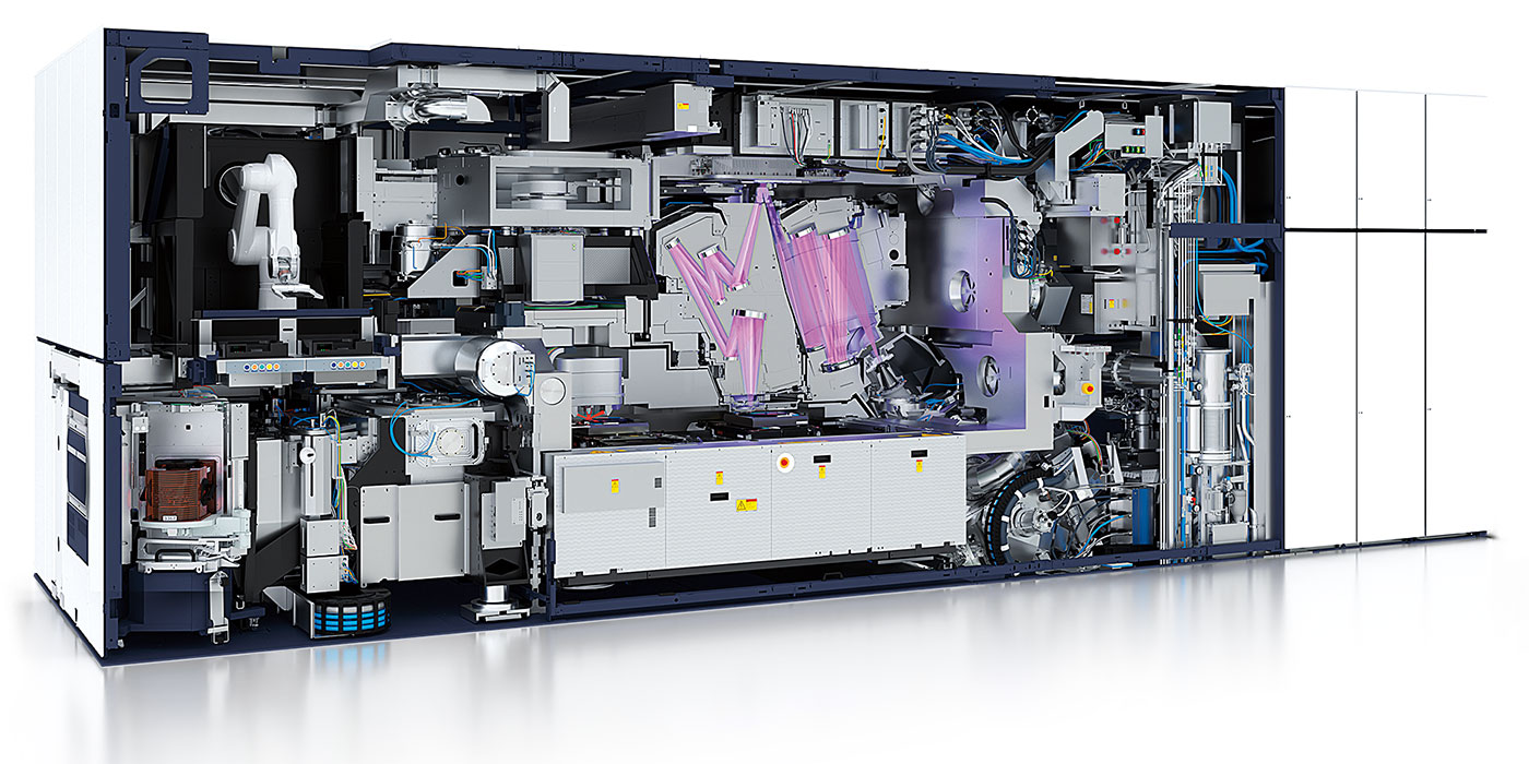 Technical machine cutaway
